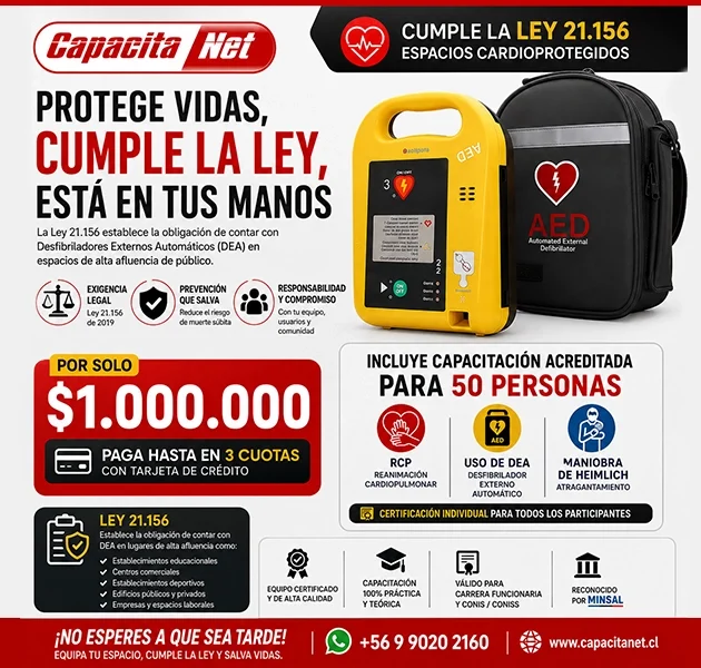 pop up capacitación + DEA